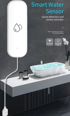 Tuya Smart Wifi/Zigbee  Water Leak Sensor Flood Leakage Level Alarm