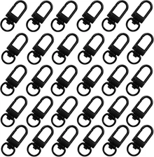 30Pcs Metal Lobster Claw Clasps, 360° Swivel Trigger Snap Hooks, Key Chain Hooks