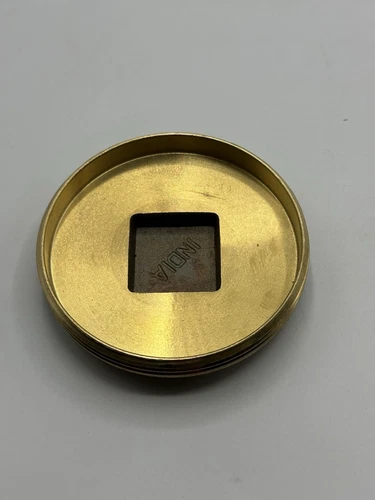 Jones Stephens Raised Head Plug Brass 3-1/2" P50350 - Picture 3 of 3