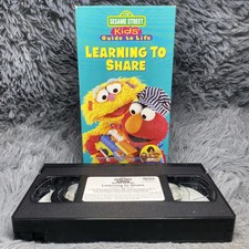 Sesame Street - Kids Guide to Life: Learning to Share VHS Tape 1996 Katie Couric