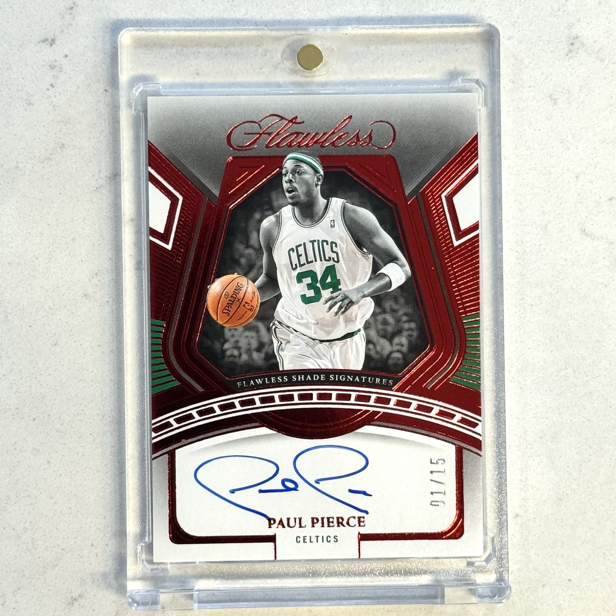Panini Paul Pierce Basketball Autographed Sports Trading Cards
