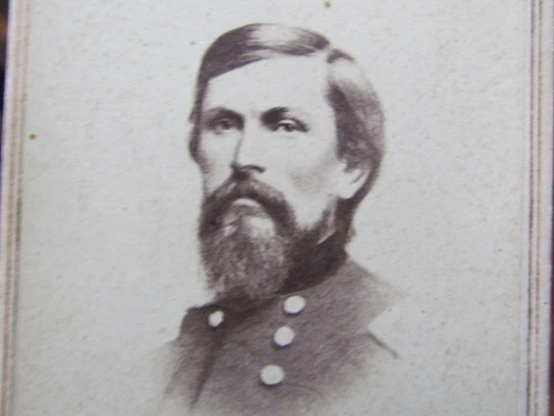 Kentucky Civil War General Thomas Leonidas Crittenden cdv photograph by Anthony