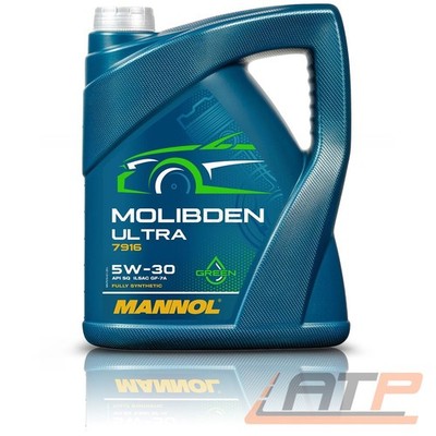 MANNOL 5 L MOLIBDEN ULTRA 5W-30 MOTORÖL FÜR GM Dexos 1 Gen 3 ILSAC GF-7A C2/C3