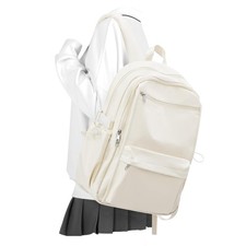 Simple School Backpack For WomenLightweight College BackpackHigh School Bag F...
