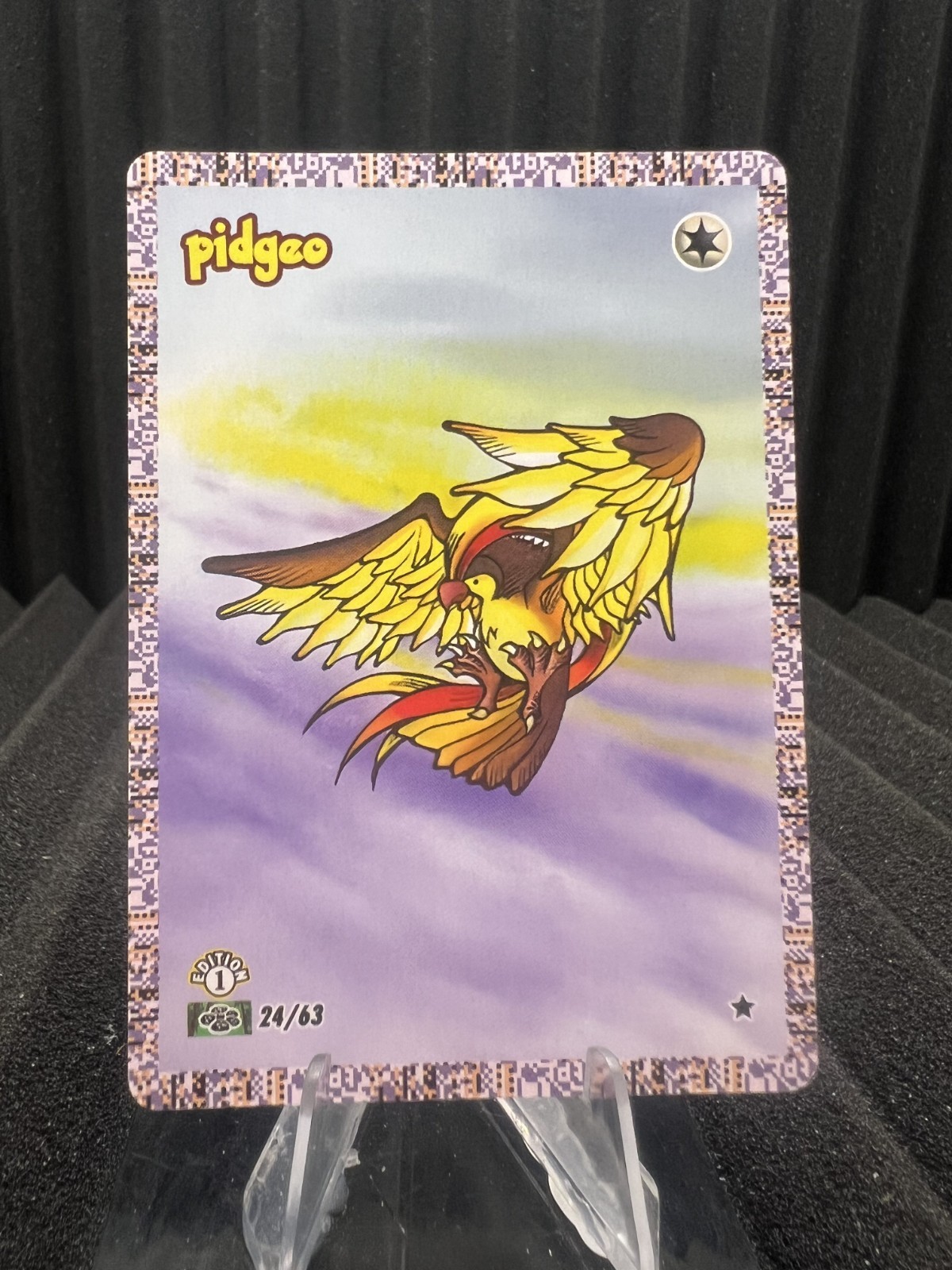 Pidgeo (Pidgeot) 24/63 - Dittomon Jungle First Edition Fan Art- Pokemon