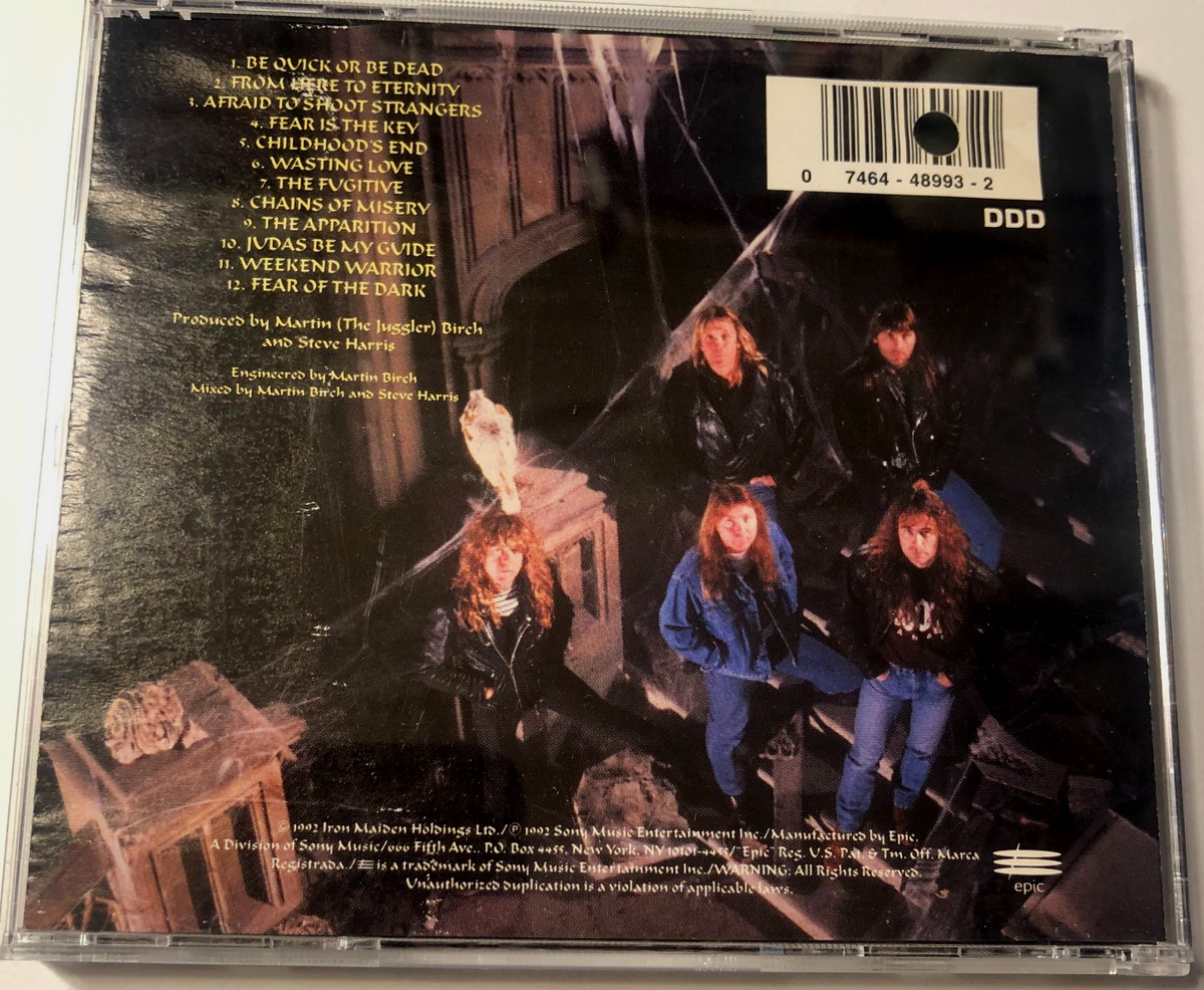 Iron Maiden Fear of the Dark (CD 1992, Epic Records) | eBay