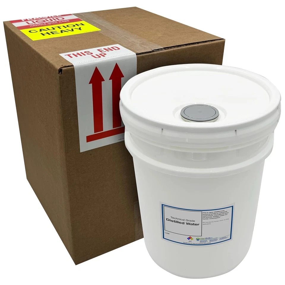 Chemworld Technical Grade Distilled Water - 5 Gallons - Image 4 of 4