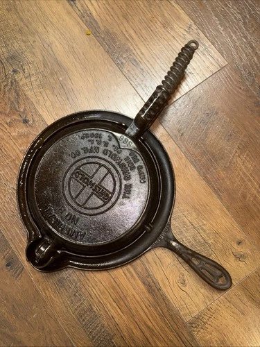 Griswold Mfg. Co. No. 8  American Waffle Iron 886 Pat’d December 1, 1908