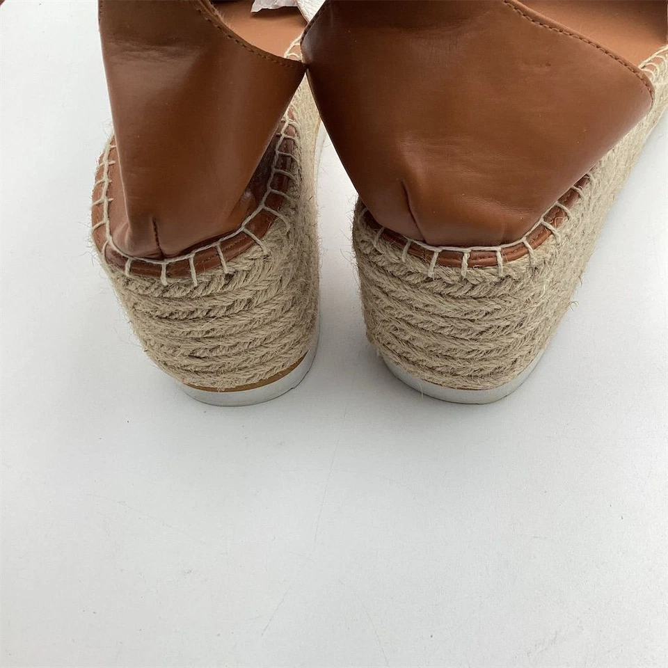 Sandalias de alpargata para mujer Nautica blancas/coñac talla 11 informales de verano Foto 4 de 4