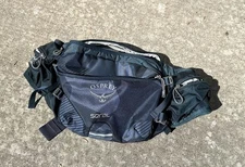 Osprey Seral hip pack for hiking/biking - gray/slate blue - good condition