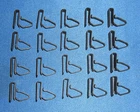 20 x DOOR PANEL CLIP FITS JAGUAR MK 2 S-TYPE E-TYPE 420 MK 10 DAIMLER V8 BD18068