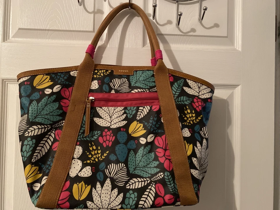 Bolso de Mano Fossil Floral Oscuro Multicolor Foto 2 de 4