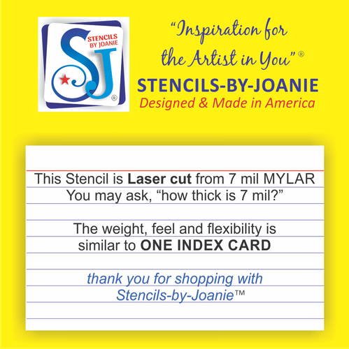 Joanie 24" STENCIL Merry Christmas Pine Tree Winter Holiday Prim Art DIY Signs - Picture 6 of 7