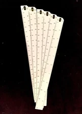 Silver Reed KR6 KNIT CONTOUR - STITCH SCALE SET "0" CENTER 11-16  Mfg Orig