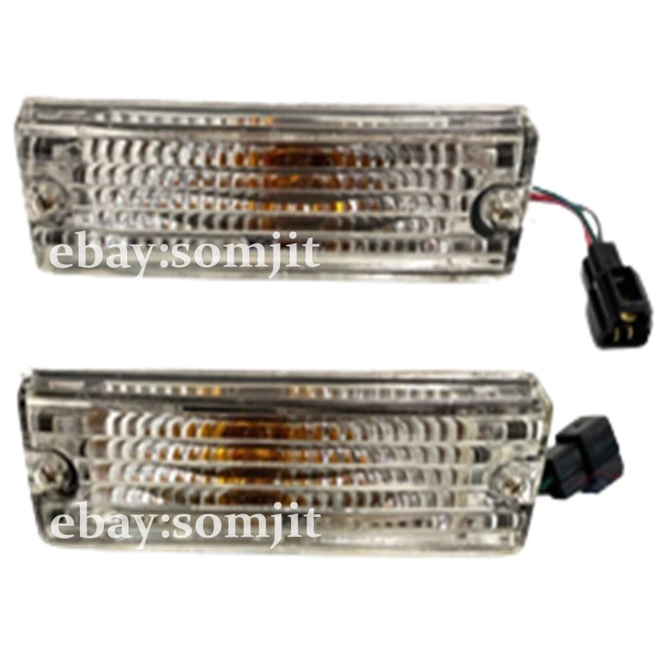 Front Bumper Lamp Signal Light Clear Len For Isuzu Pickup TFR TF Rodeo 1988-1997 - Image 2 of 4