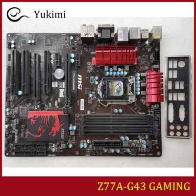 MSI Z77A-G43 Intel Z77 Soket 1155 DDR3 2667MHz(O.C.) DVI&amp;HDMI Anakart