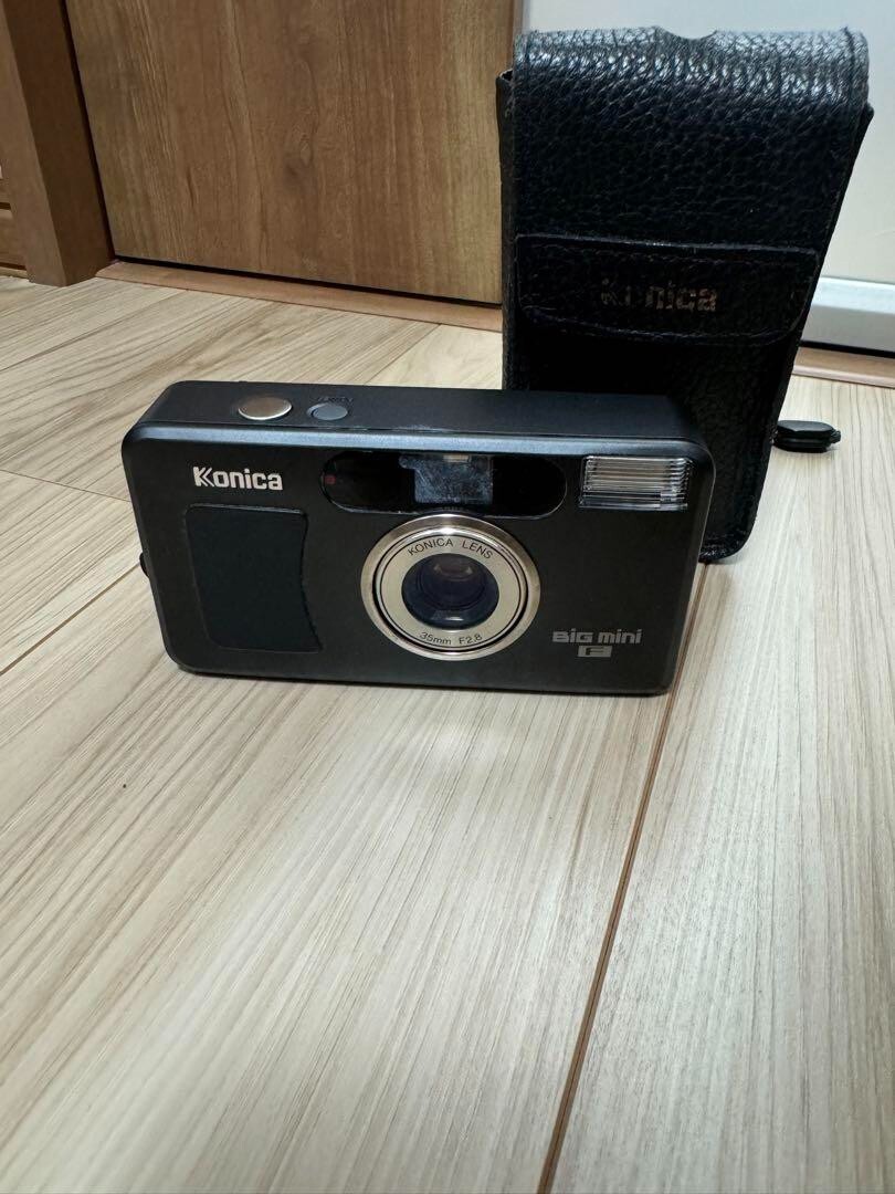 Konica BIG MINI F 35mm 2.8 フィルムカメラ ブラック Konica BiG mini F Limited Black 35mm f2.8 Film Camera From