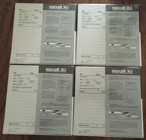 4 MAXELL - 35-90B XLI Reel To Reel Tape NOS Sealed for Mastering - Picture 2 of 4