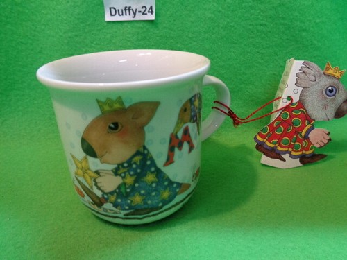 Taza de asa koala oso rey Melchor con estrella dorada 9 cm de Arzberg
