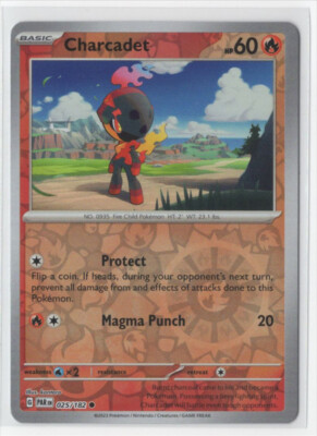 Pokemon Paradox Rift  025/182 Charcadet Reverse Holo