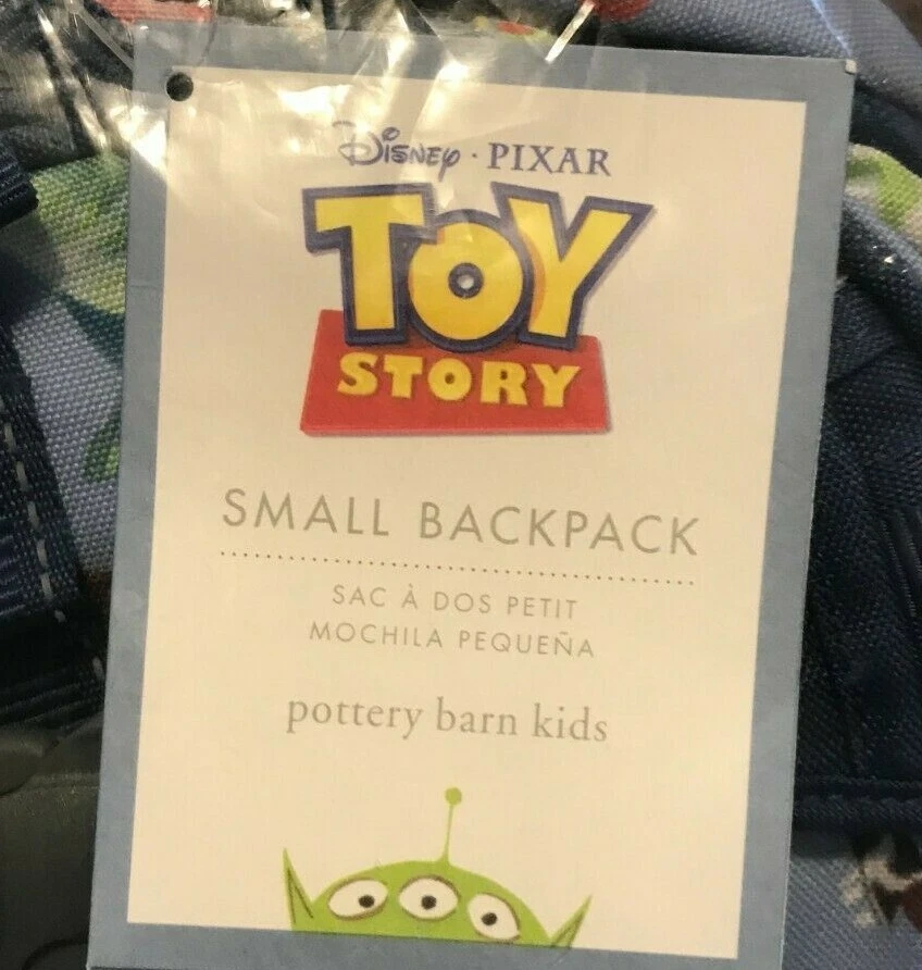 Pottery barn top toy story backpack