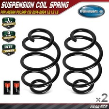 2x Coil Springs Rear Side for Nissan Pulsar C13 2014-2024 1.2 1.5 1.6 550203ZL1A