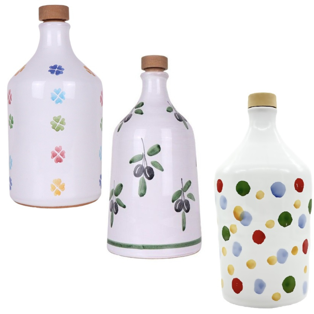 Olio Extravergine Di Oliva Italiano Orcio In Ceramica Monovarietale 500 ml