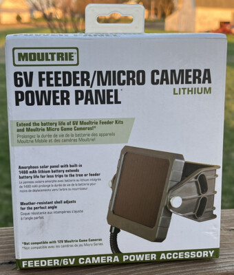 Moultrie 6V Feeder Micro Camera Power Panel Lithium Factory