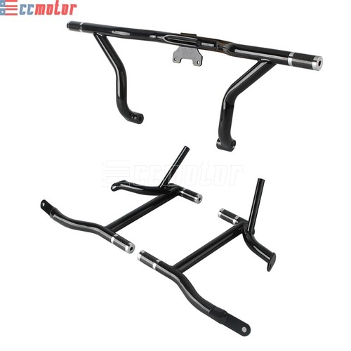 Saddlebag Rails Guard w/ Crash Bar Set For Harley Street Glide Road Glide King - Picture 20 of 29