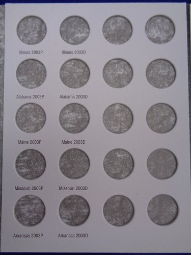 Libro de carpetas de monedas Harris Washington State Quarters Collection Vol #1 1999-2003   - Imagen 4 de 6
