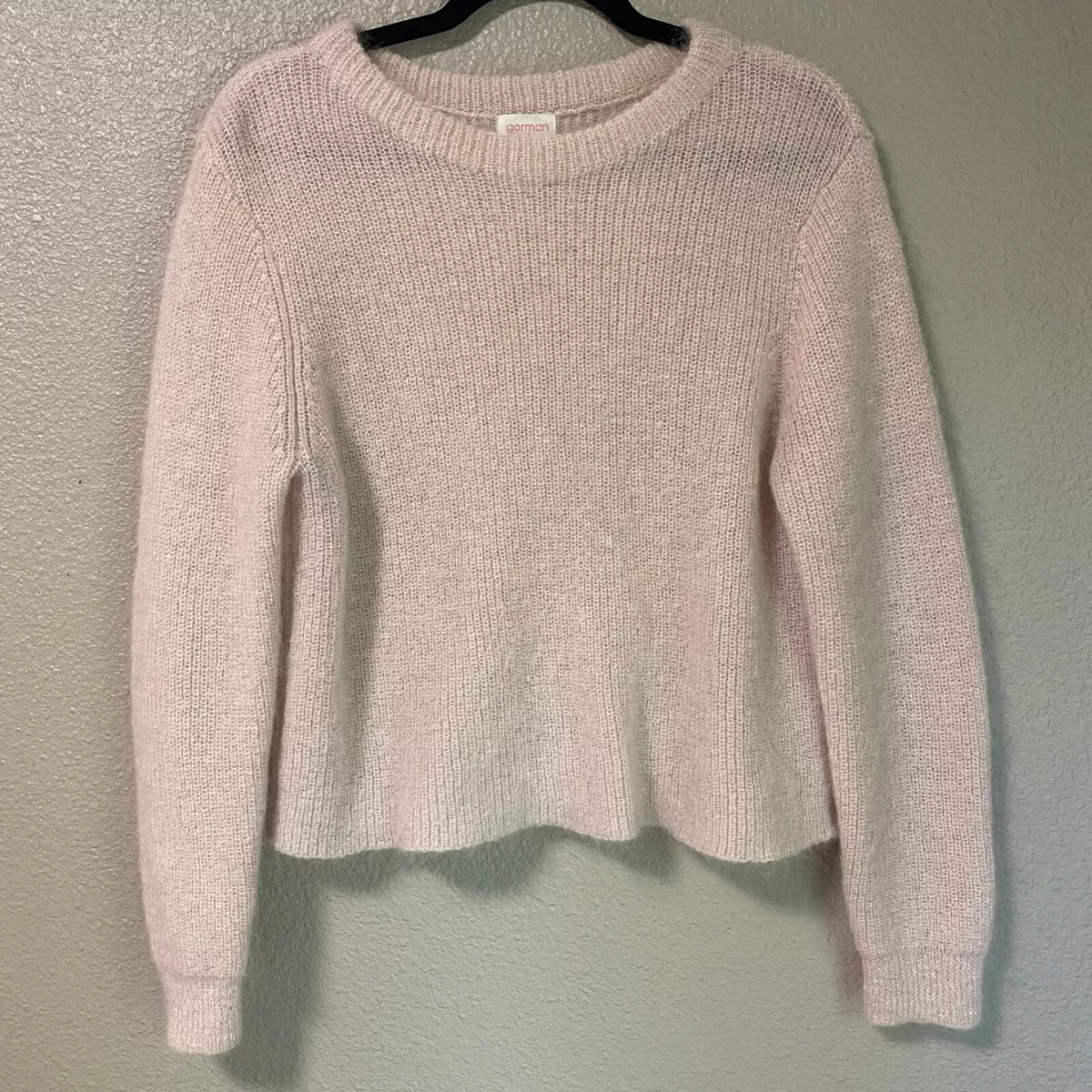 Gorman Sweater Womens Australian 12 US 8 Pullover Pink Kid Mohair
