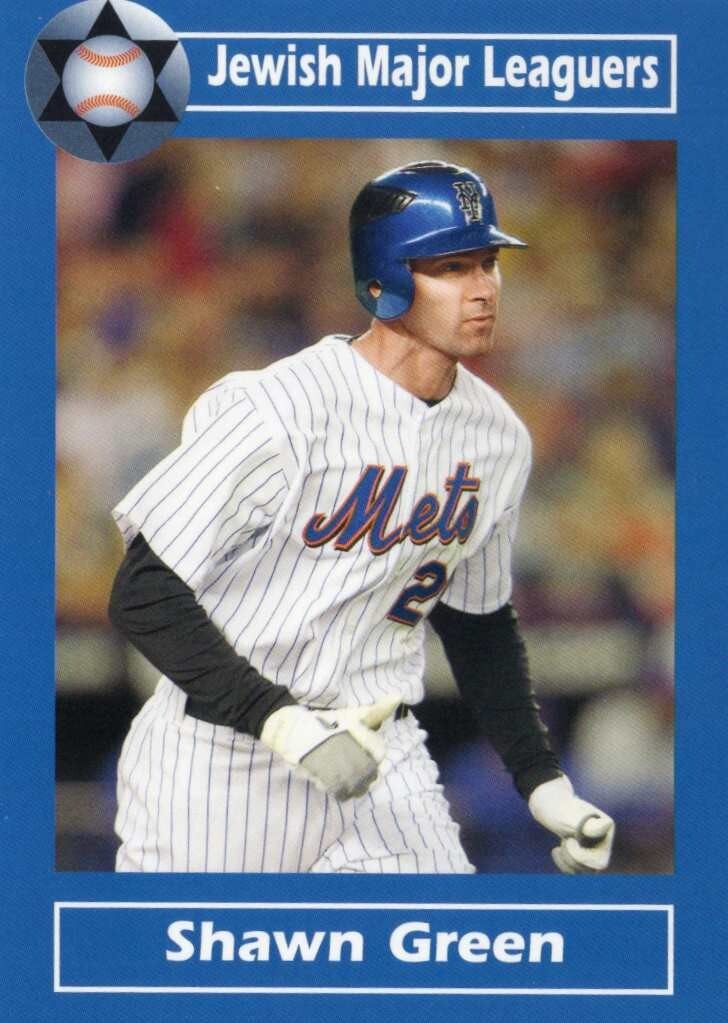 Shawn Green, 2008 Jewish Major Leaguers #8, New York Mets | eBay