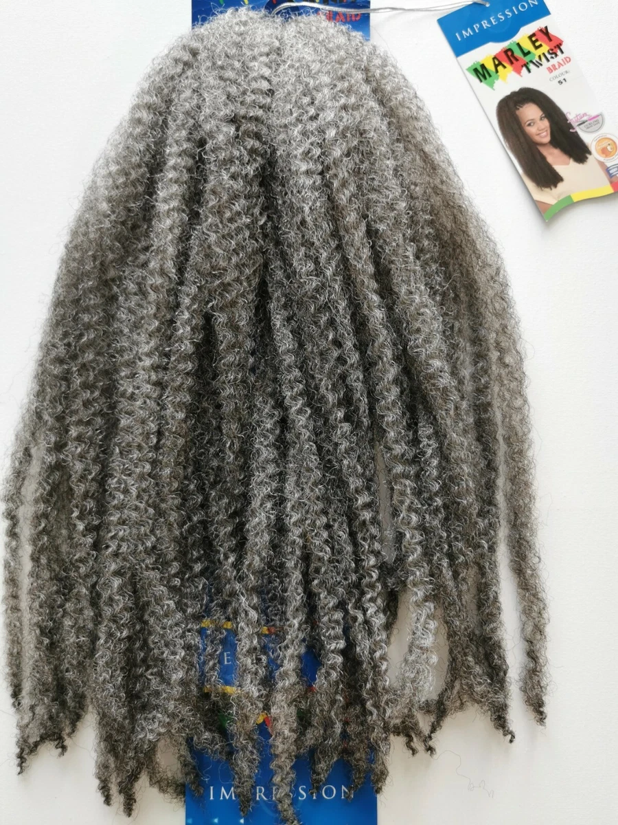 Grey kinky twist deals