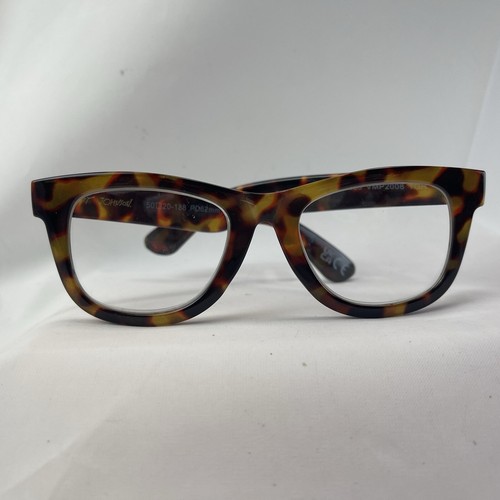 đź’–Betsey Johnsonđź’– +2.00 Thick Frame Reading Glasses Wayfarer Modern Tortoise - Picture 9 of 9