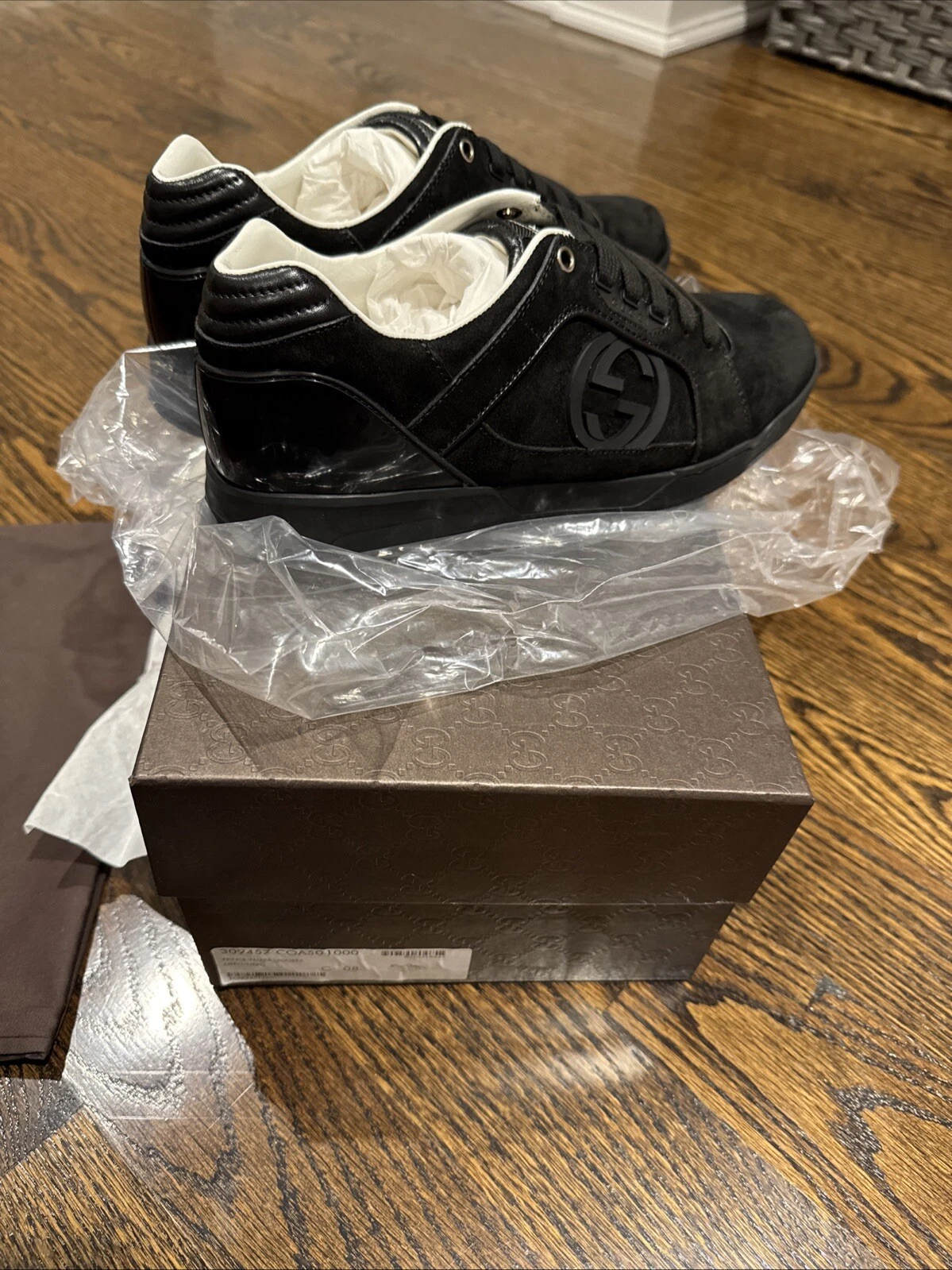 Baskets Gucci Prince Nappa Moorea daim Nero 8050318843 ECAP247126A 309457