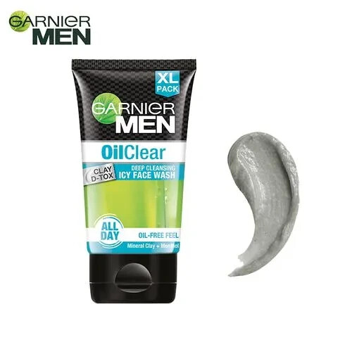 Garnier Men Oil Clear Face Wash 2x150g – For Oily Skin, Multipack, Mattifying - Picture 4 of 6
