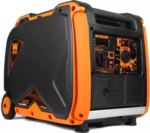 WEN Super Quiet 4500-W Hybrid Portable RV Ready Dual Fuel Gas Inverter Generator