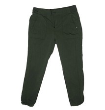 Athleta Women's Size 8 Dark Green Trekkie Jogger Pants Zipper Pockets Lounge