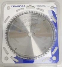 Tenryu 7-1/4" Carbide Tipped Saw Blade for Cutting Plastics