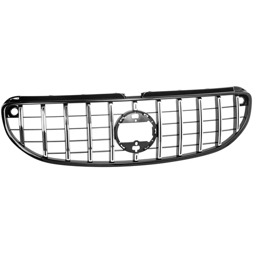 Griglia radiatore GT per Smart Fortwo W453 Coupe Cabriolet cromata nera - Foto 2 di 4