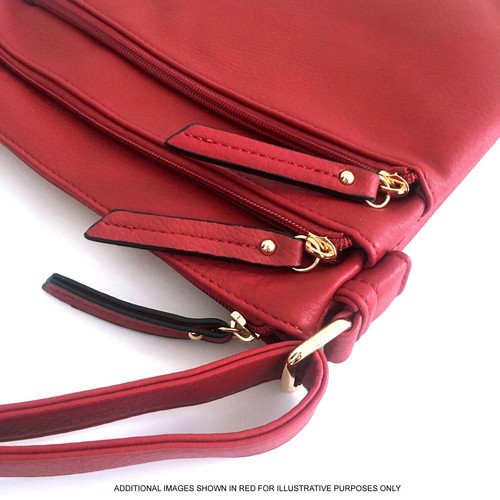 Cross Body Bag Ladies Over Shoulder Messenger Satchel Multi Compartment - Picture 272 of 832