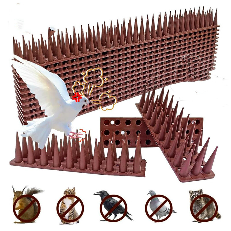 5m Bird Spikes for Roofs Windows Pigeons Deterrent Fence Wall Spikes