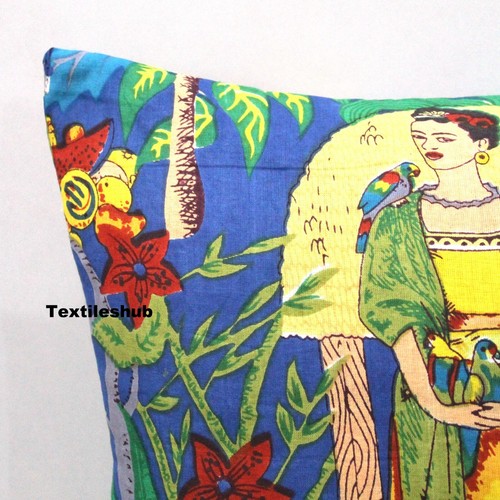 Indian Small To Large Cushion Cover Frida Cotton Of All Size Pillow Covers Throw - Picture 26 of 41