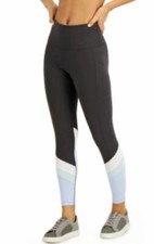 Ideology Colorblocked High-Waist 7/8 Length Leggings XS