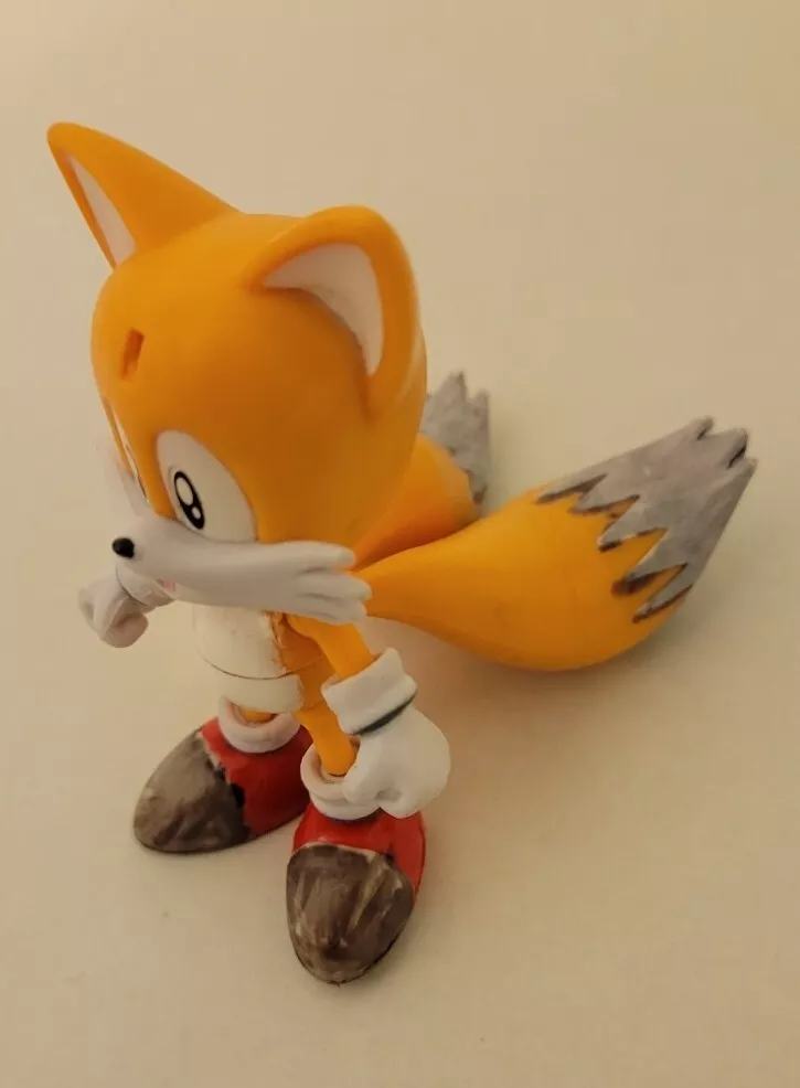 Sonic Hedgehog Classic Tails Action Figure 3” Inch Sega Posable RARE.