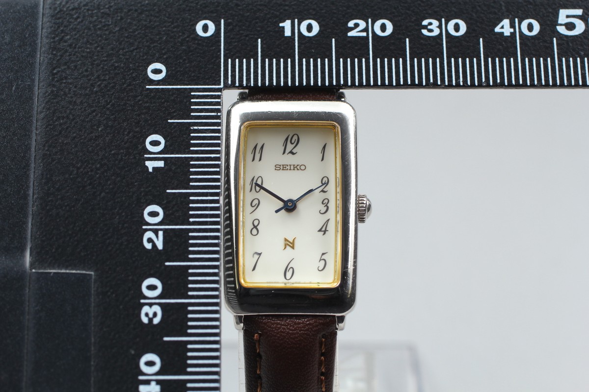 Vintage 1994 [N MINT] SEIKO Noie 4N21-5250 Silver White