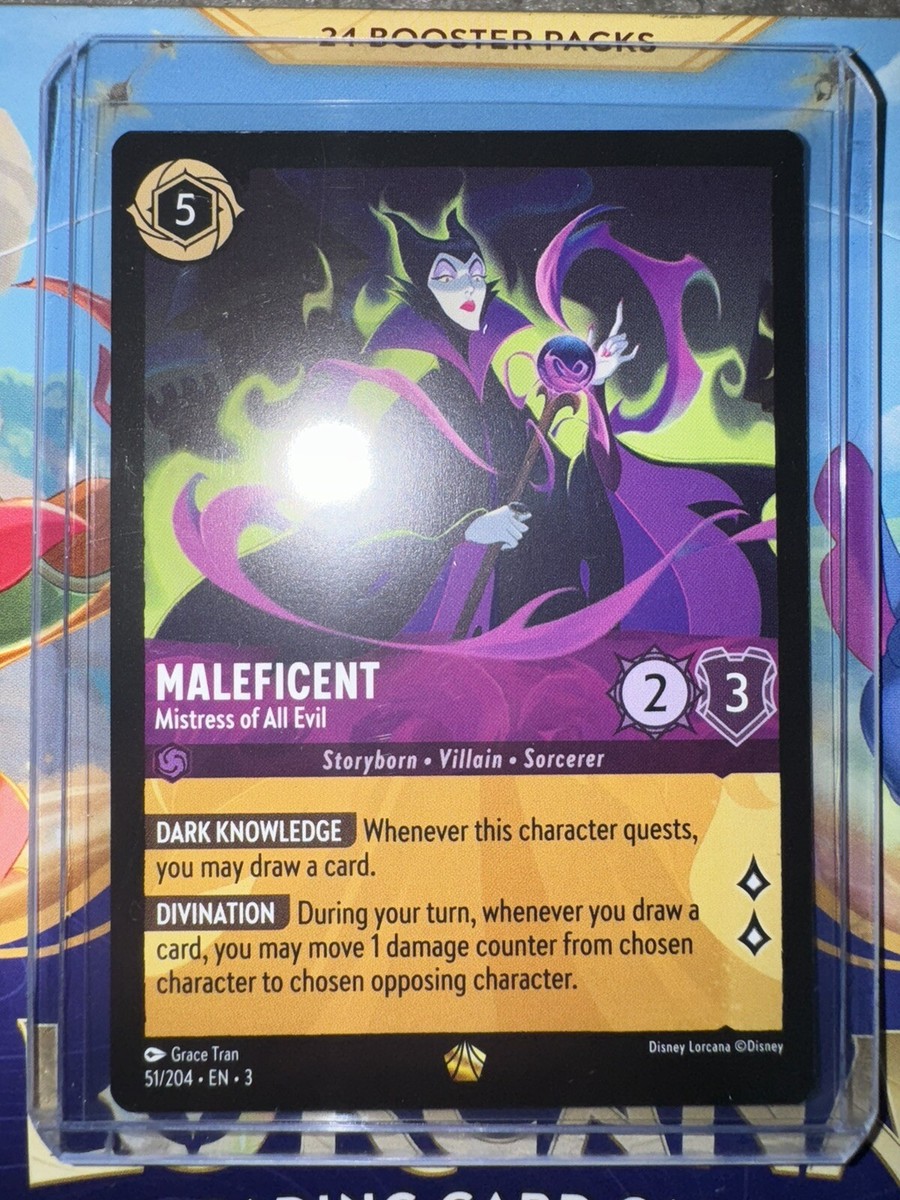 maleficent card lorcana Lorcana: Maleficent Card Portfolio main image 0