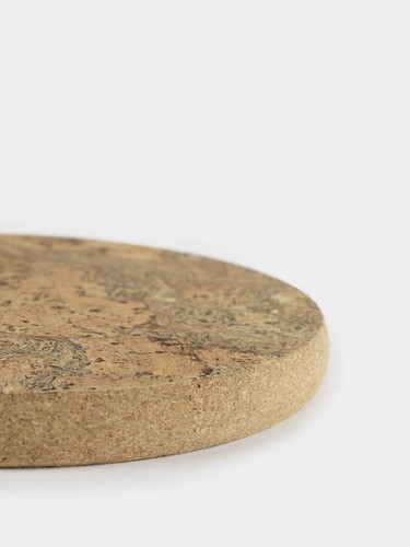 Cork Ethos Thick Cork Round Trivet Natural Cork Hot Pot Stand - Picture 7 of 14
