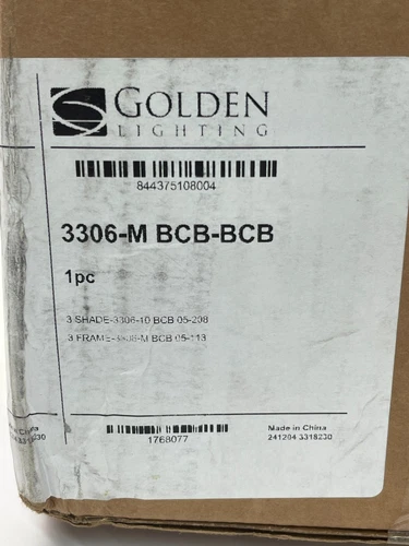 NEW Golden Lightning Mini Pendant Brushed Champagne Bronze 3306-M BCB-BCB - Picture 9 of 9