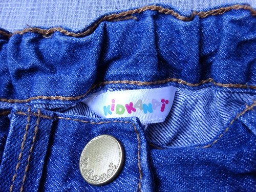 Lot Girl Clothes 2 Shorts Jeans 1 Skirt OKAÏDI KIDKANAÏ Size 3 Years - Picture 4 of 5